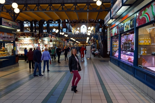 En mercado Budapest